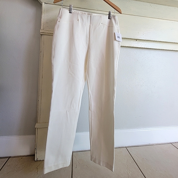 NWT RAFAELLA Comfort Slim Leg Pants size 8 - Picture 1 of 11